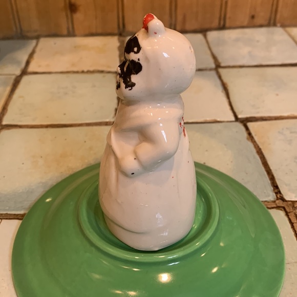 Vintage Salt Shaker with Painted Face - Picture 2 of 7